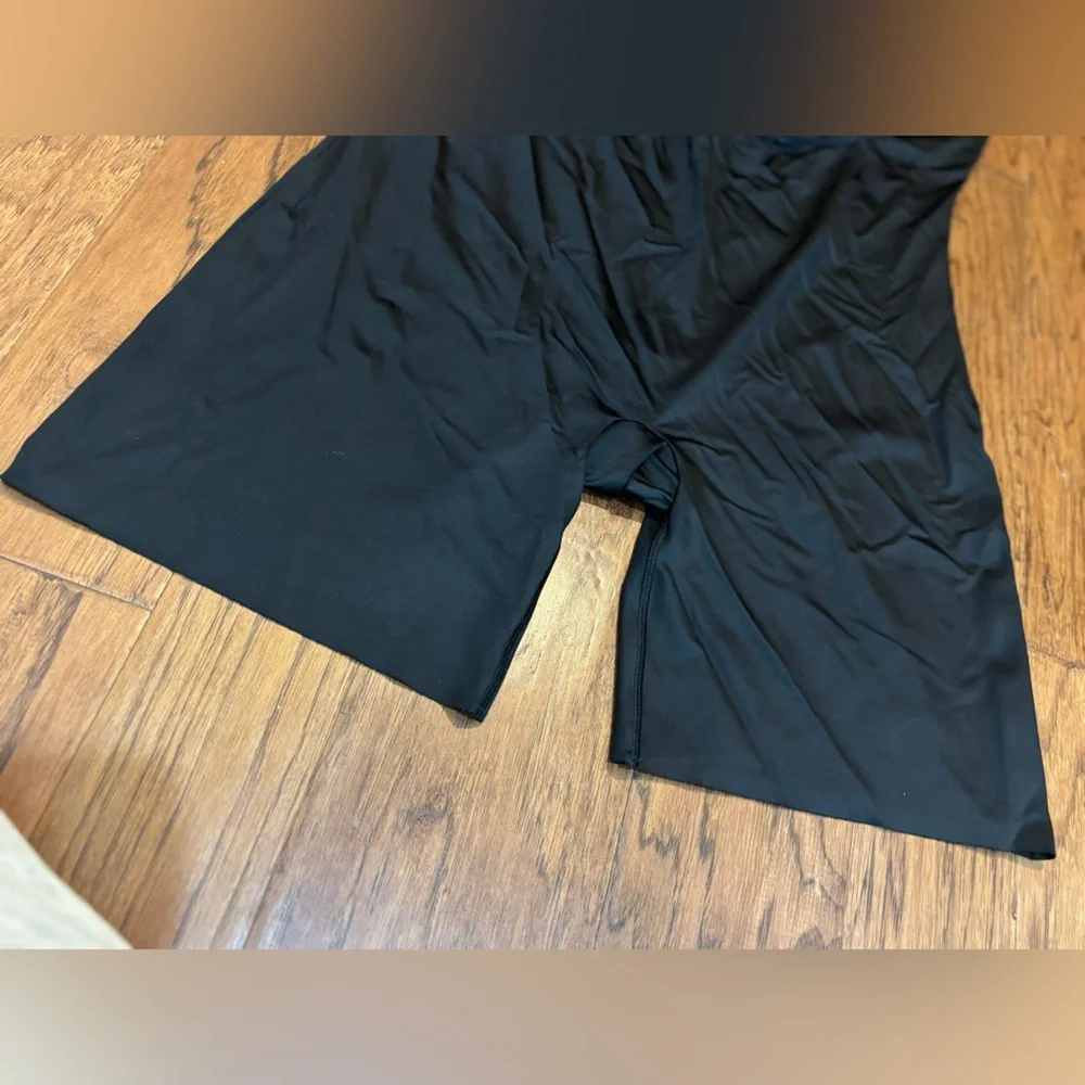 SPANX Black Shapewear Romper Bodysuit Sculpting Control Size 3X under bust